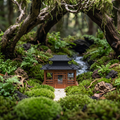 Chinese Wide Gate (Aquarium & Terrarium Decor) In Terrarium