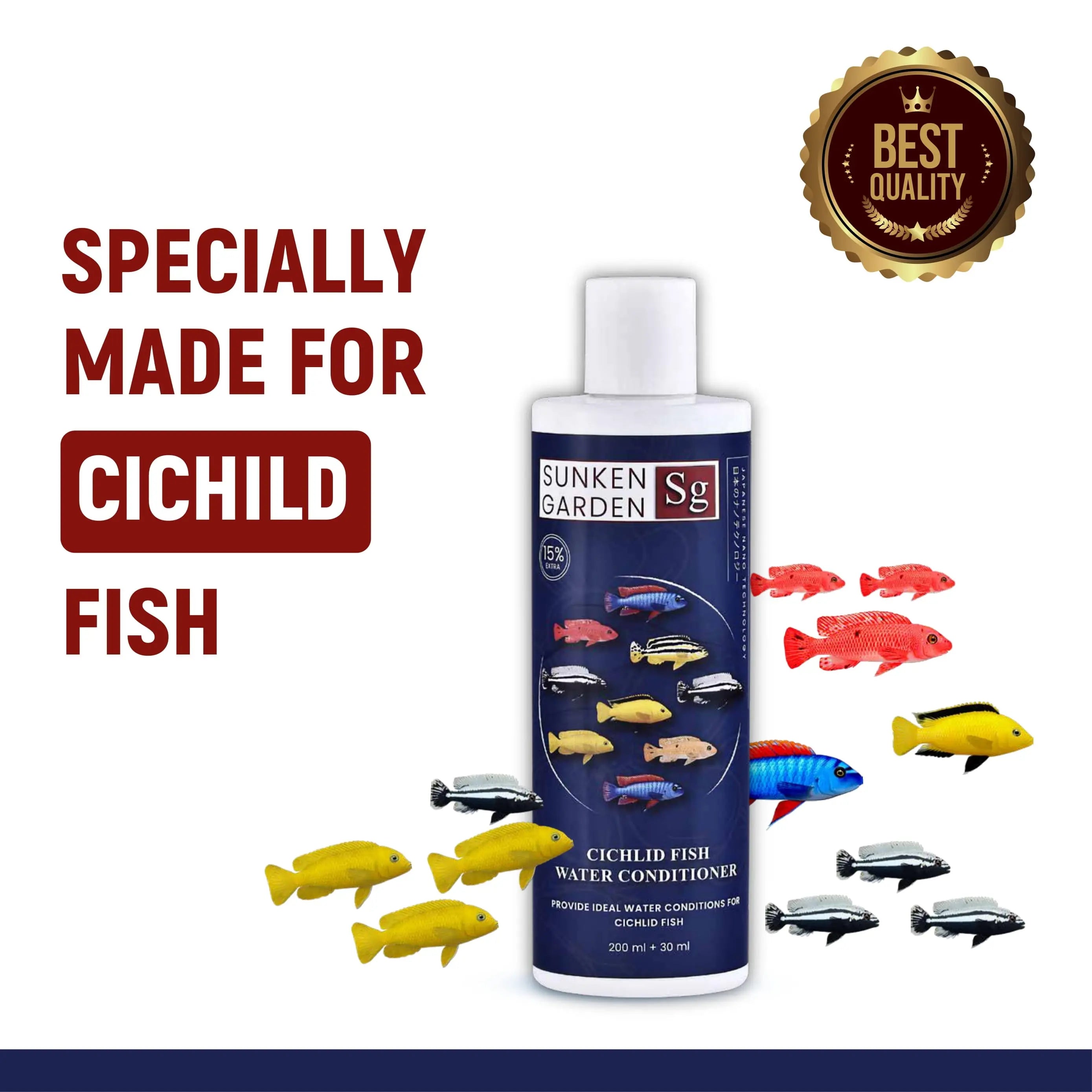 Sunken Garden Cichlid Fish Water Conditioner Sunken Garden Pvt Ltd