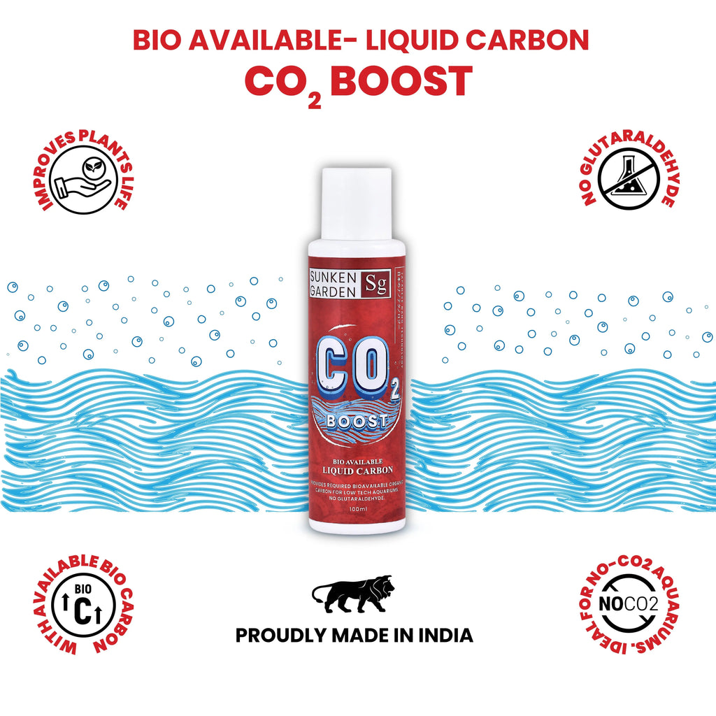 Sunken Garden Liquid CO2 Boost – Organic Carbon Source for Aquatic Plants | Algae-Free Growth | Shrimp Safe | Sunken Garden Pvt Ltd
