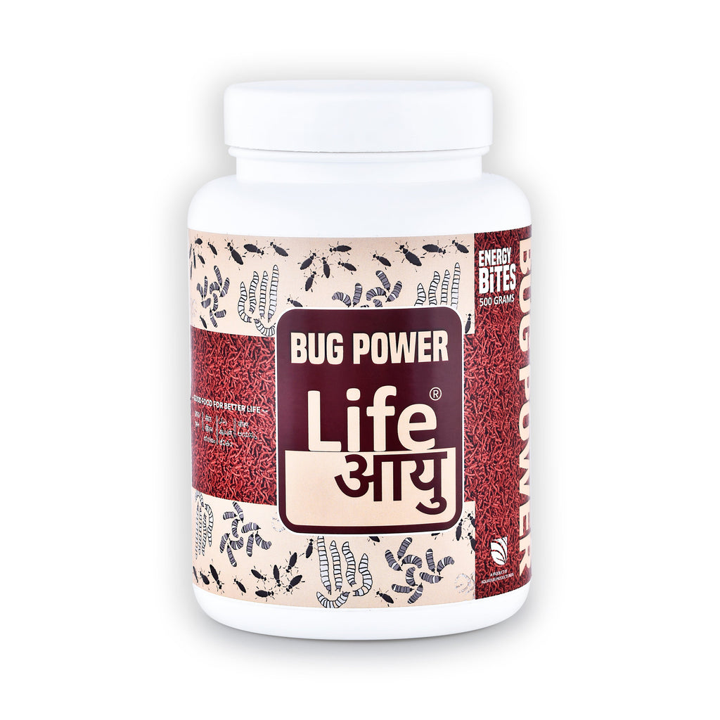 LIFE AAYU BUG POWER FISH FOOD 500 gm