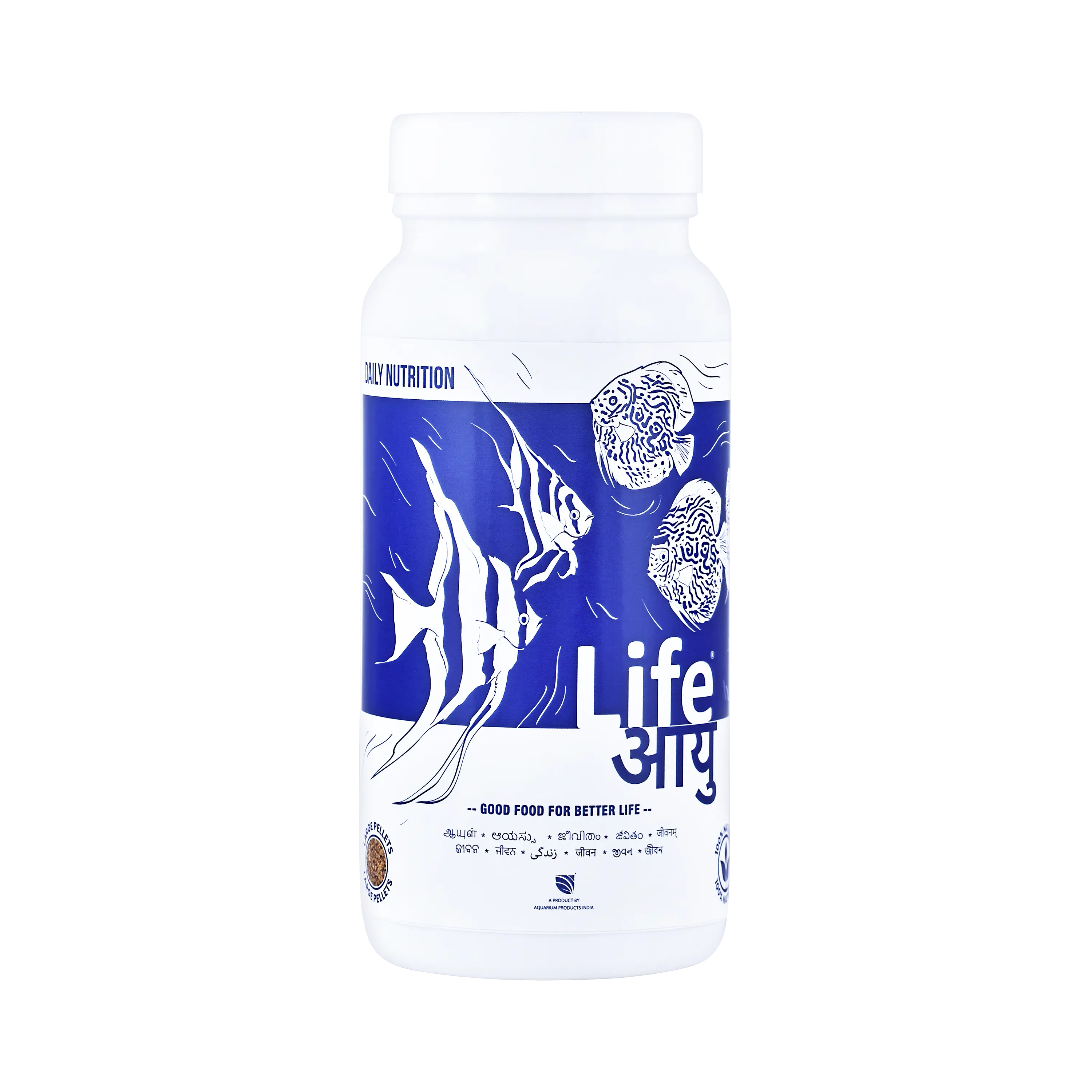 Life AAYU Neutral Fish Food – Ayurvedic Daily Diet for All Fish Sizes Aquarium Products India