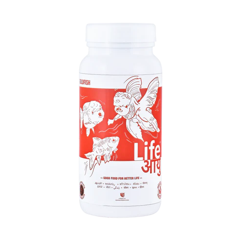 Goldfish Bloating Treatment & Swim Bladder Prevention – Life AAYU Goldfish Food for Digestion, Immunity & Color