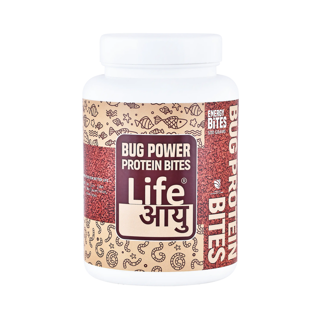 Life Aayu Bug Protein Bites – Supercharged Nutrition for Carnivorous Fish! Aquarium Products India