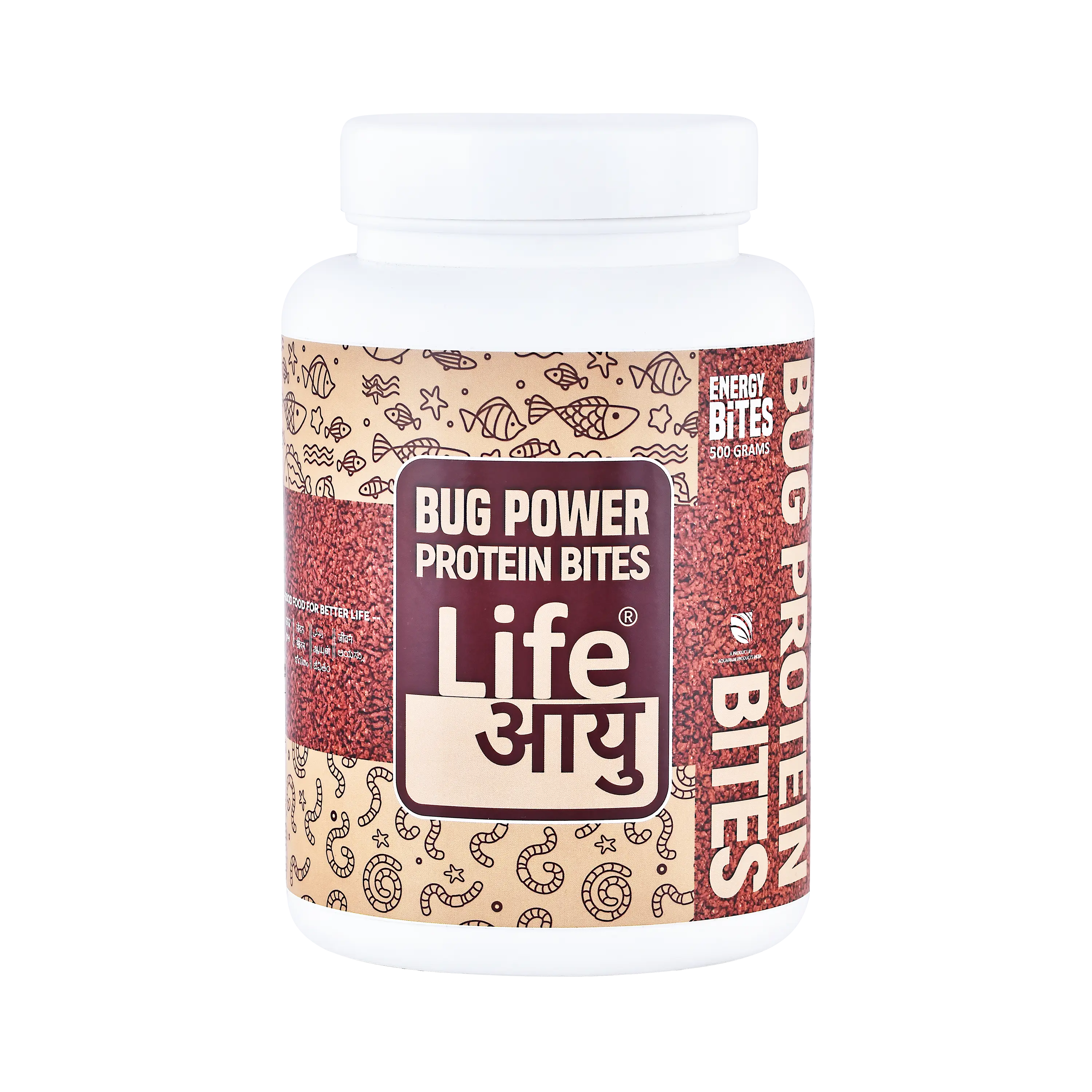 Life Aayu Bug Protein Bites – Supercharged Nutrition for Carnivorous Fish! Aquarium Products India