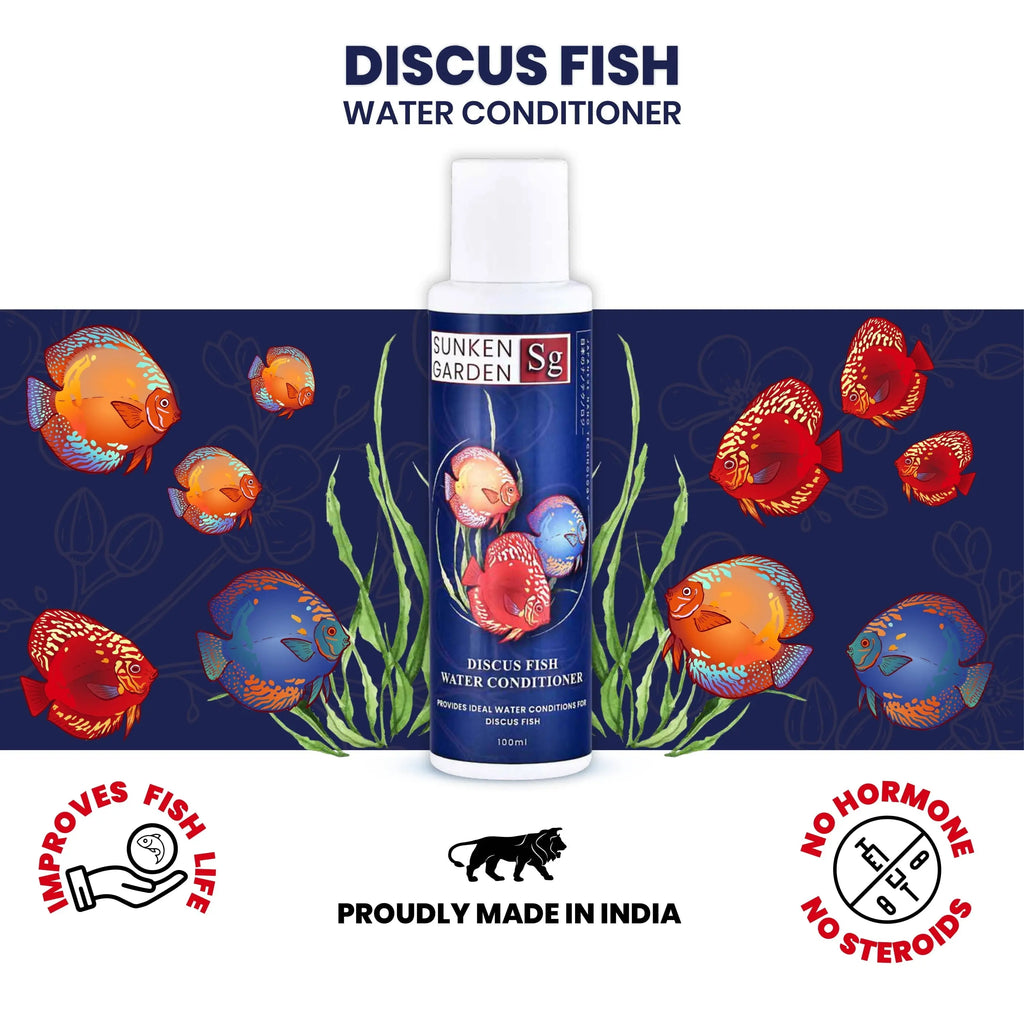 Sunken Garden Discus Fish Water Conditioner – Recreate the Amazon. Revive Their Radiance. Sunken Garden Pvt Ltd