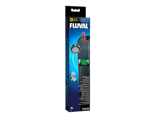 Fluval E100 Advanced Electronic Heater – 120 L (30 US gal) – 100 W Fluval