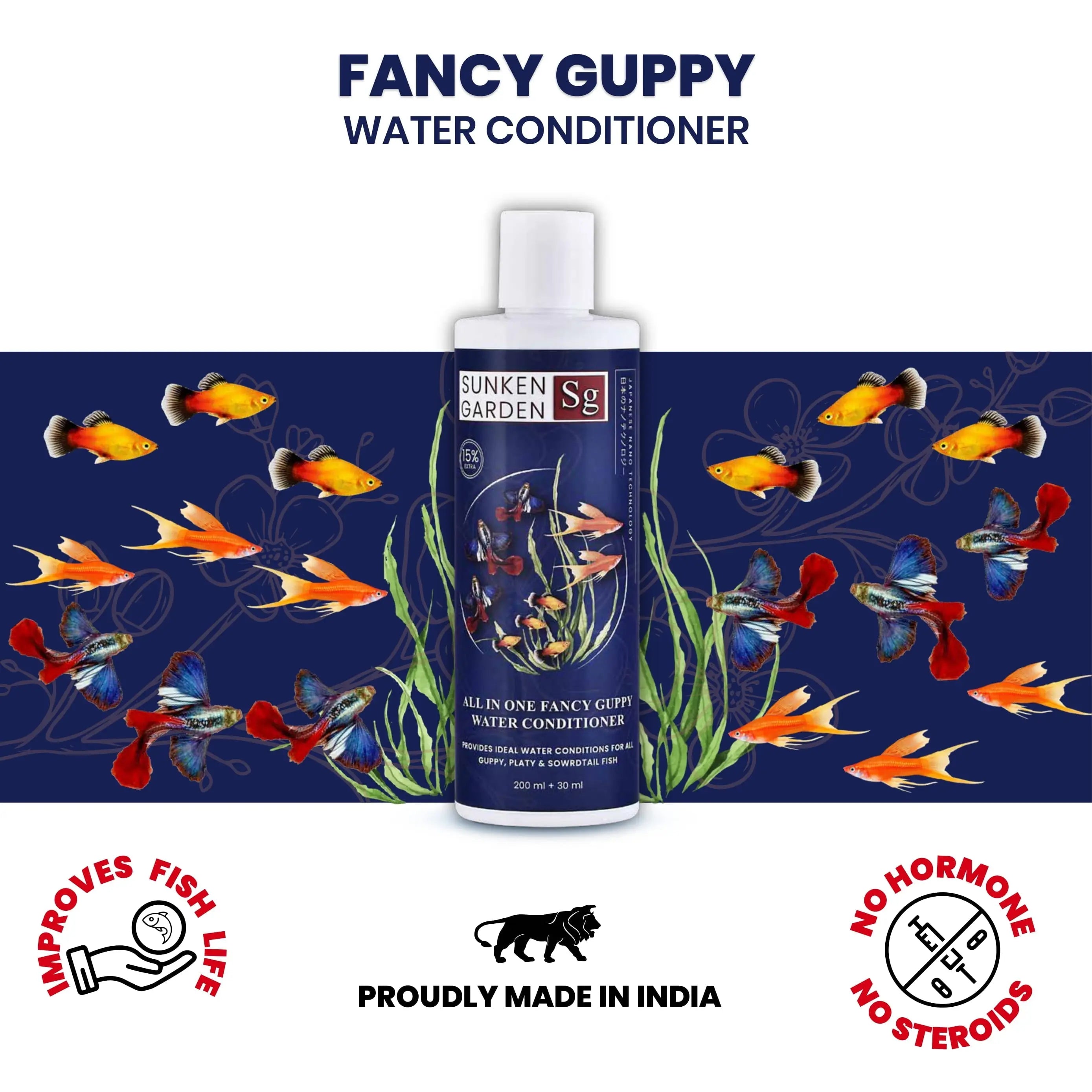 Sunken Garden All In One Fancy Guppy Fish Water Conditioner Sunken Garden Pvt Ltd