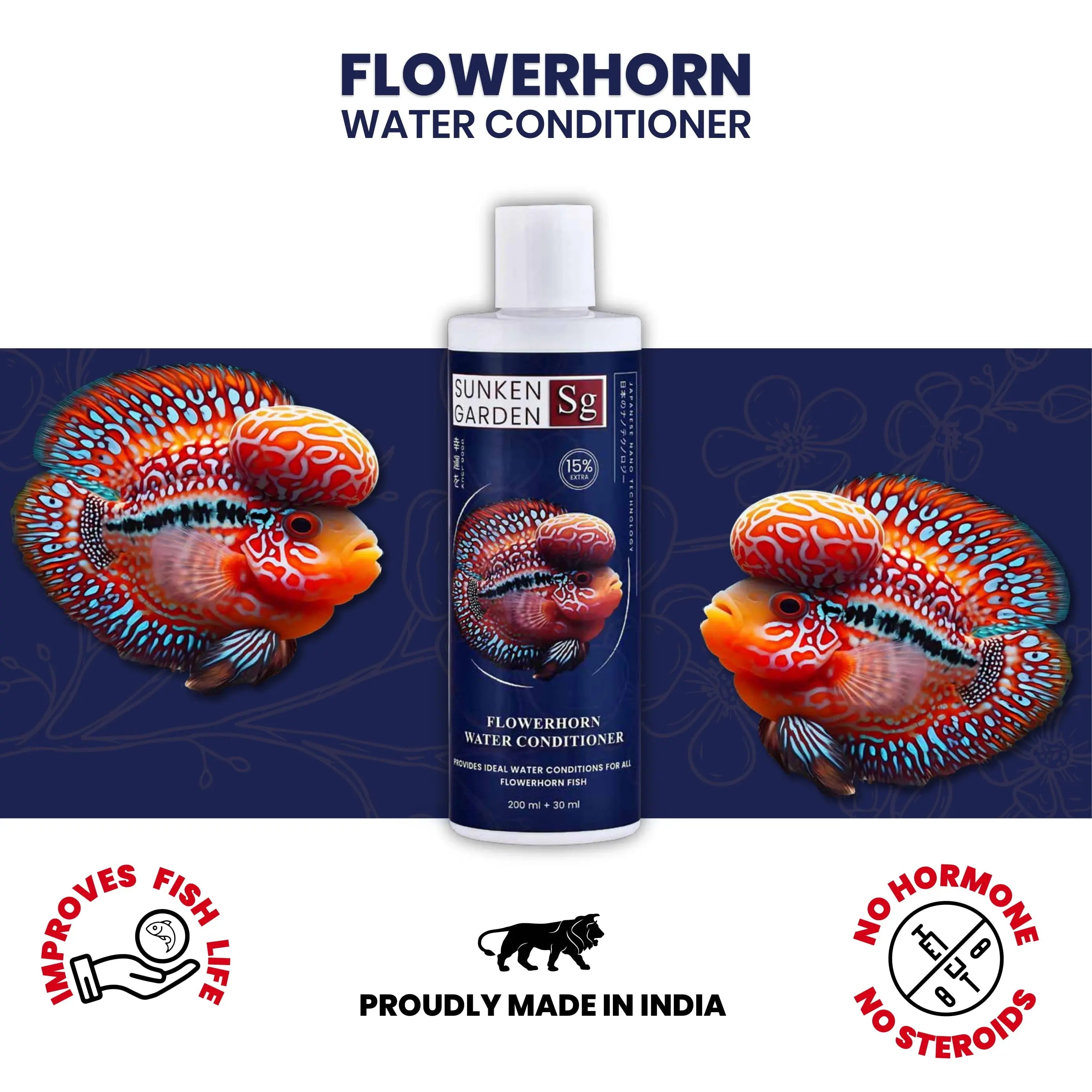 Sunken Garden - Flowerhorn Fish Water Conditioner Sunken Garden Pvt Ltd