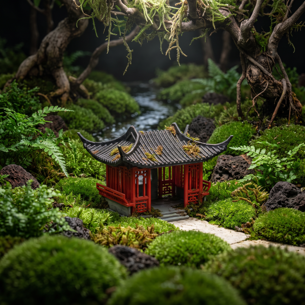 Zhuiweng Pavilion (Aquarium & Terrarium Decor)