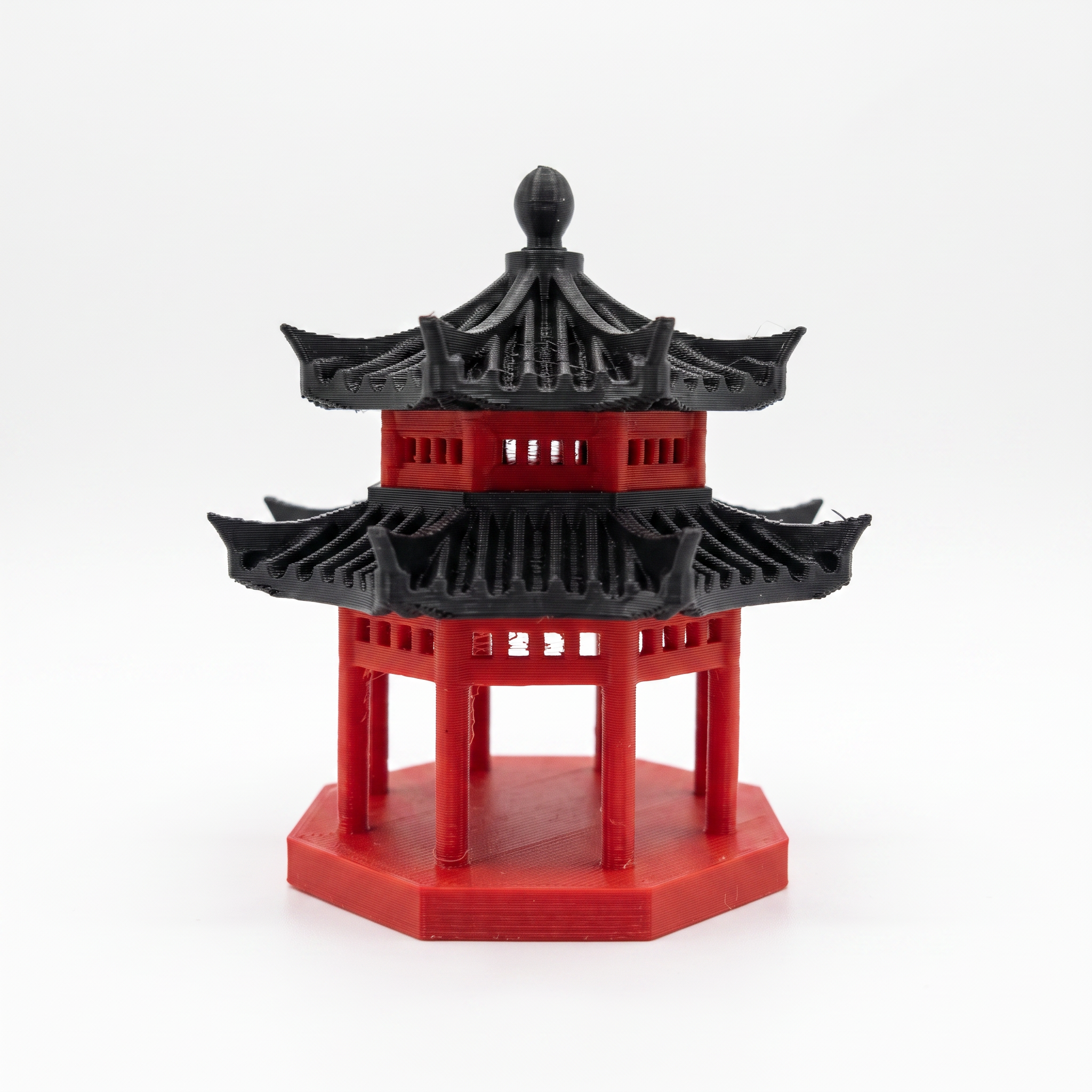 Octagonal Double-Story Pavilion | Terrarium Decor