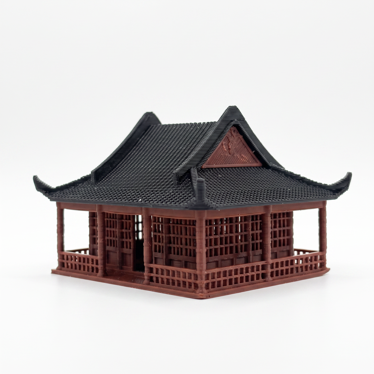 Single-Story Cottage – 3D-Printed Aquarium & Terrarium Decor Ornament (5.5 cm)