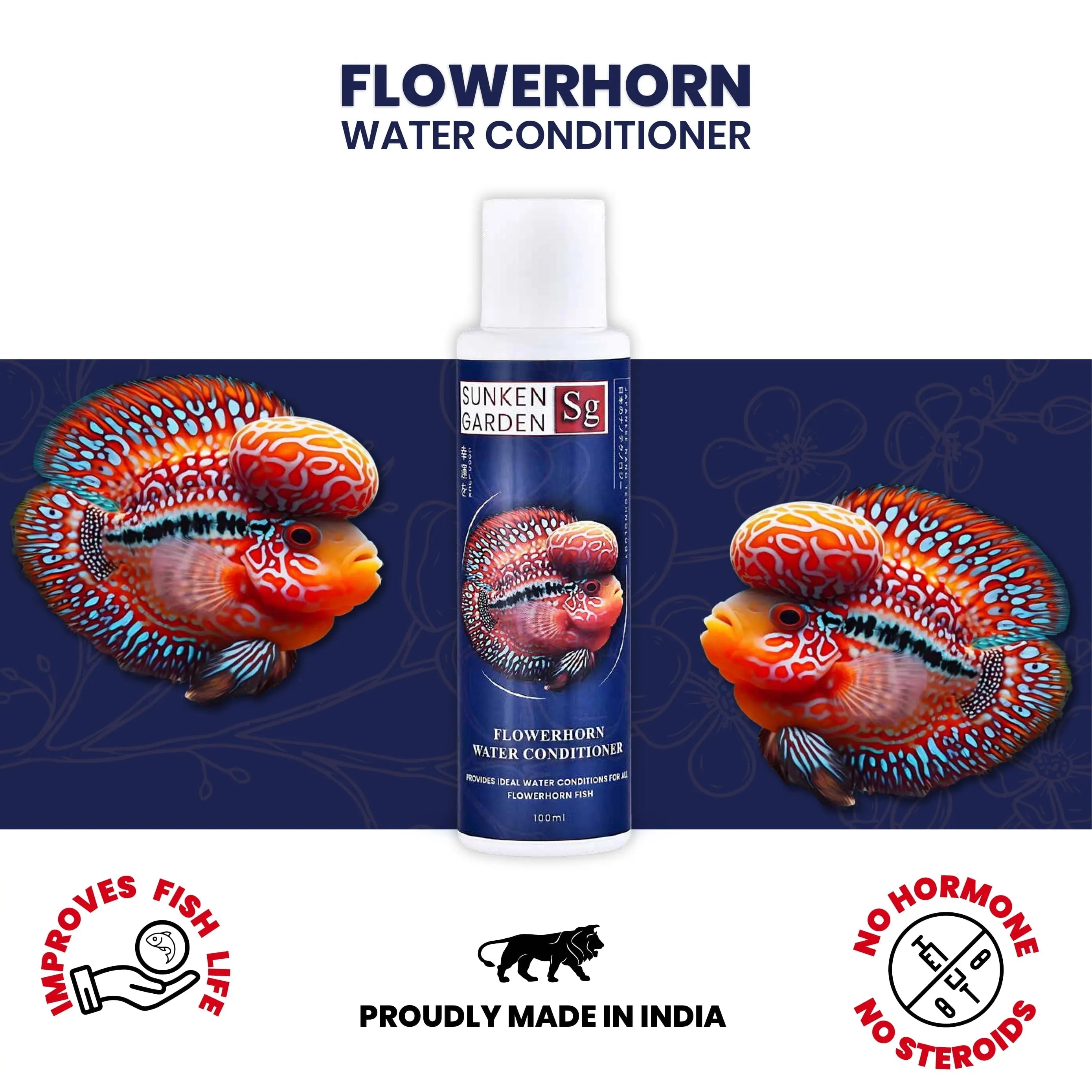 Sunken Garden - Flowerhorn Fish Water Conditioner Sunken Garden Pvt Ltd