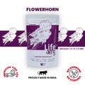 Life AAYU Flowerhorn Food – Ayurvedic Growth & Color Boost Formula for Juvenile And Adult Flowerhorns | With Papaya, Red Paprika & Tulsi Aquarium Products India