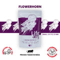 Life AAYU Flowerhorn Food – Ayurvedic Growth & Color Boost Formula for Juvenile And Adult Flowerhorns | With Papaya, Red Paprika & Tulsi Aquarium Products India