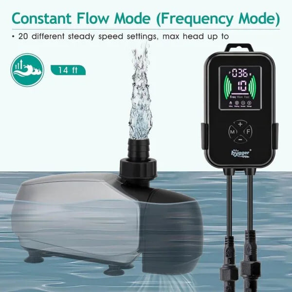 Hygger HG015 3000 LPH Energy-Saving Submersible Aquarium Water Pump | 30W