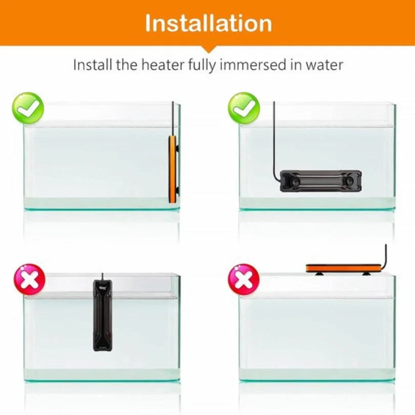 Hygger HG043 800W Submersible Smart Aquarium Heater with Digital LED Display | For Large Tanks up to ~600 L