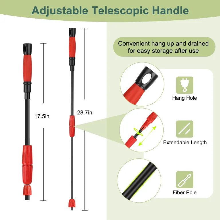 Hygger HG072-M 6-in-1 Aquarium Cleaning Tool Kit | Carbon Fibre