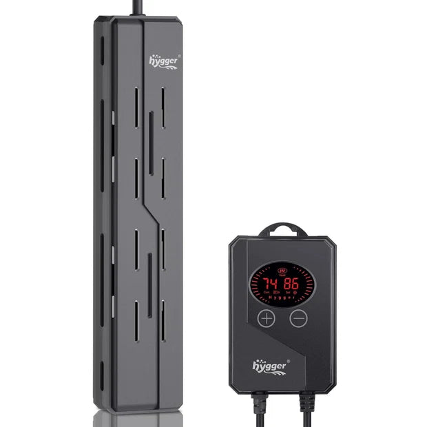 Hygger HG102 200W Explosion-Proof Quartz Aquarium Heater with External Controller | For ~200 L / 3 ft Tanks