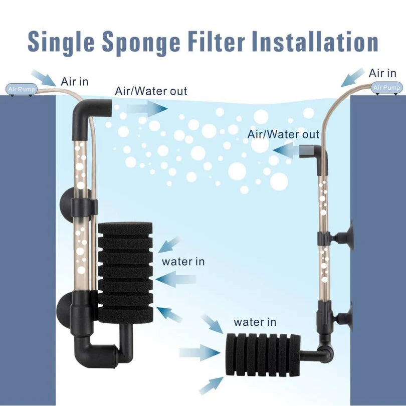 Hygger HG908 Single Sponge Filter (Medium) | Shrimp, Fry & Betta