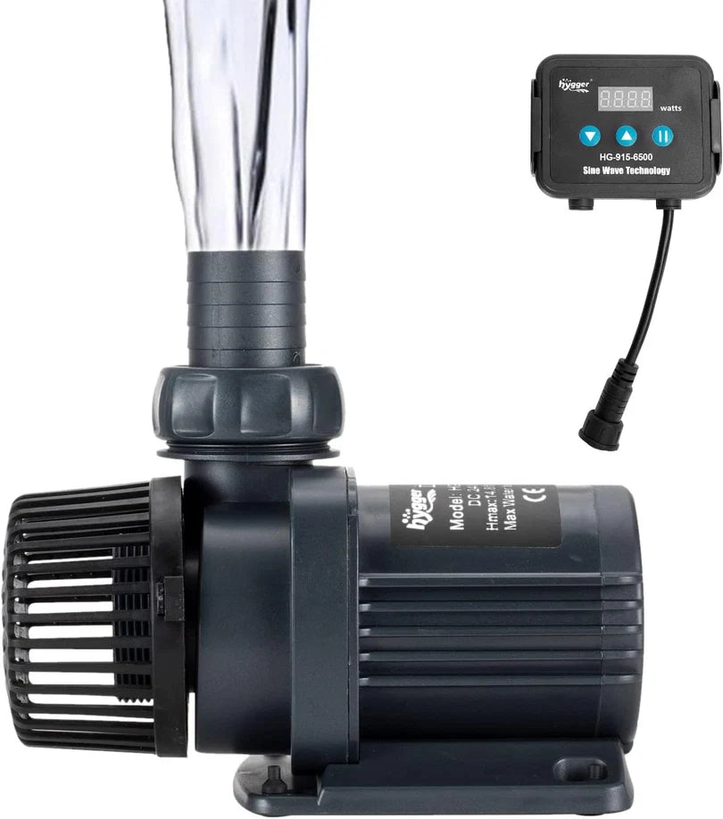 Hygger HG915 3000 LPH Submersible DC Water Pump with External Controller | Adjustable Flow