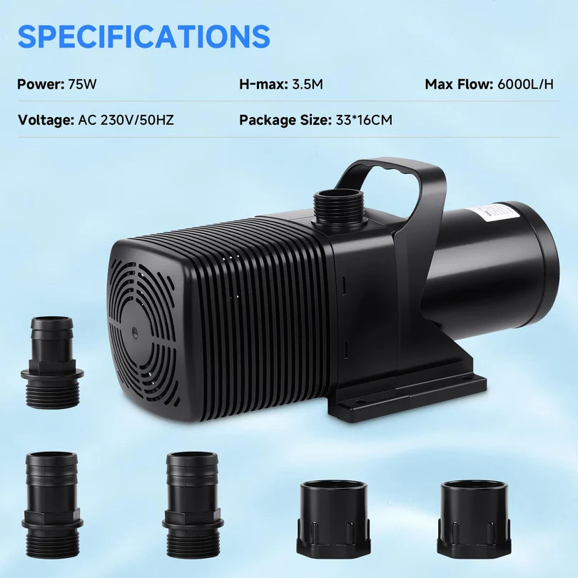 Hygger HK001 All-in-One Pond Filter with Built-in Water Pump | 4500 LPH