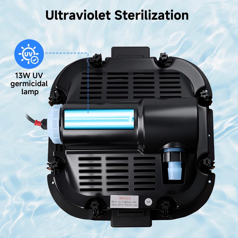 Hygger HK001 43L All-in-One Pond Filter with Built-in Water Pump | 7700 LPH