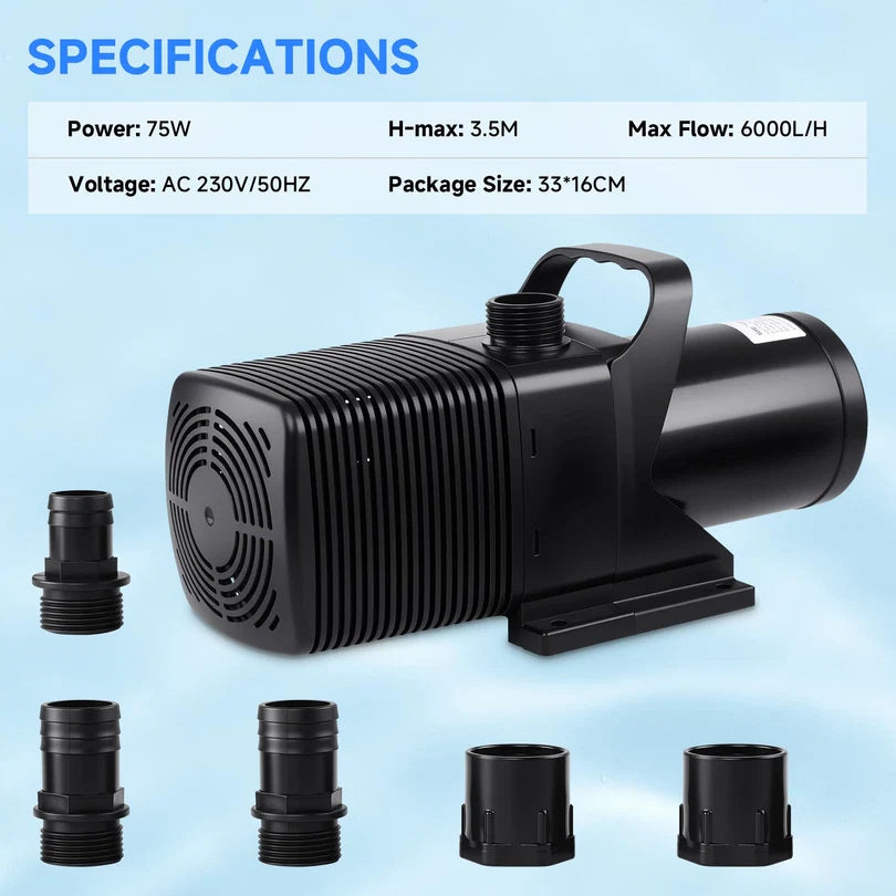 Hygger HK001 43L All-in-One Pond Filter with Built-in Water Pump | 7700 LPH