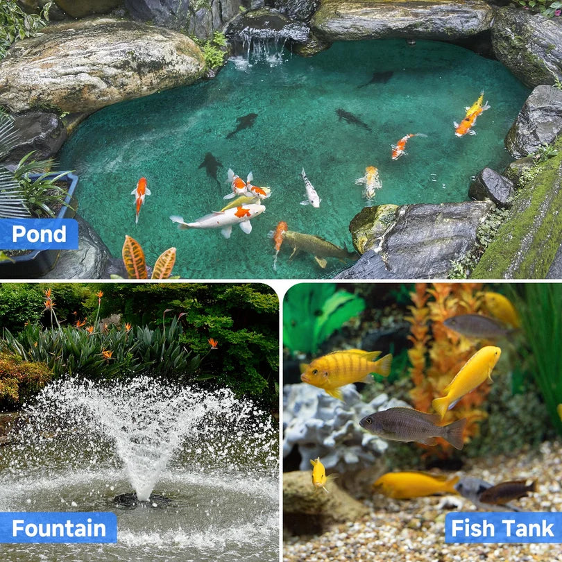 Hygger HK001 43L All-in-One Pond Filter with Built-in Water Pump | 7700 LPH