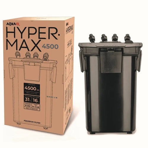 Aquael Hypermax 4500 BT (Bluetooth) External Canister Filter for Aquarium | Fish Tank Aquarium Products India