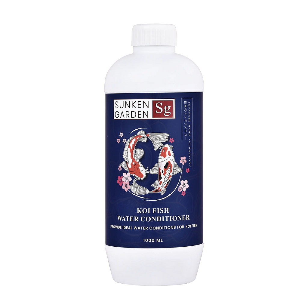 Sunken Garden Koi Fish Water Conditioner – pH Balance • Chlorine Removal • Bacteria Boost • Digestive Support | For Indian Koi & Pond Water Sunken Garden Pvt Ltd
