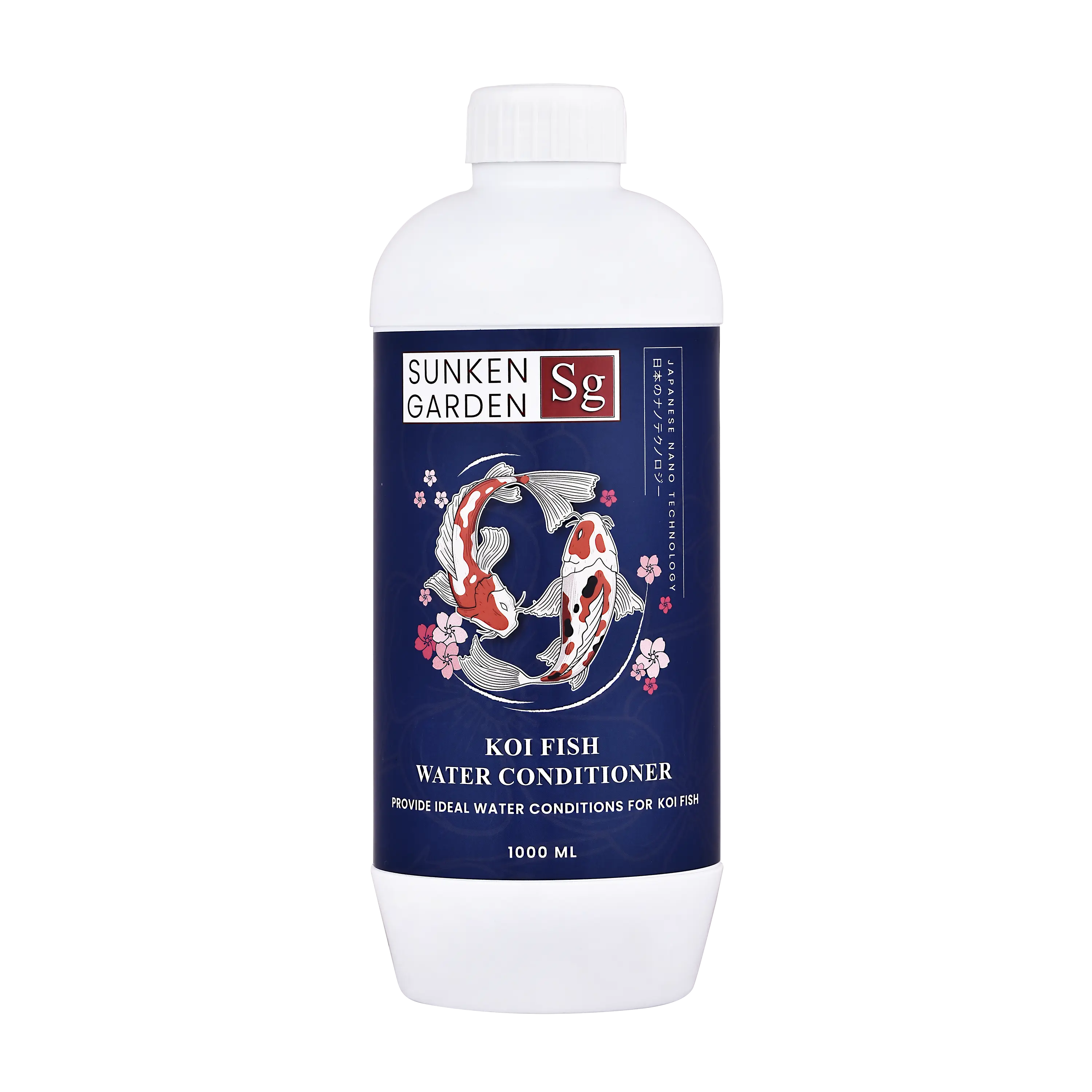 Sunken Garden Koi Fish Water Conditioner – pH Balance • Chlorine Removal • Bacteria Boost • Digestive Support | For Indian Koi & Pond Water Sunken Garden Pvt Ltd