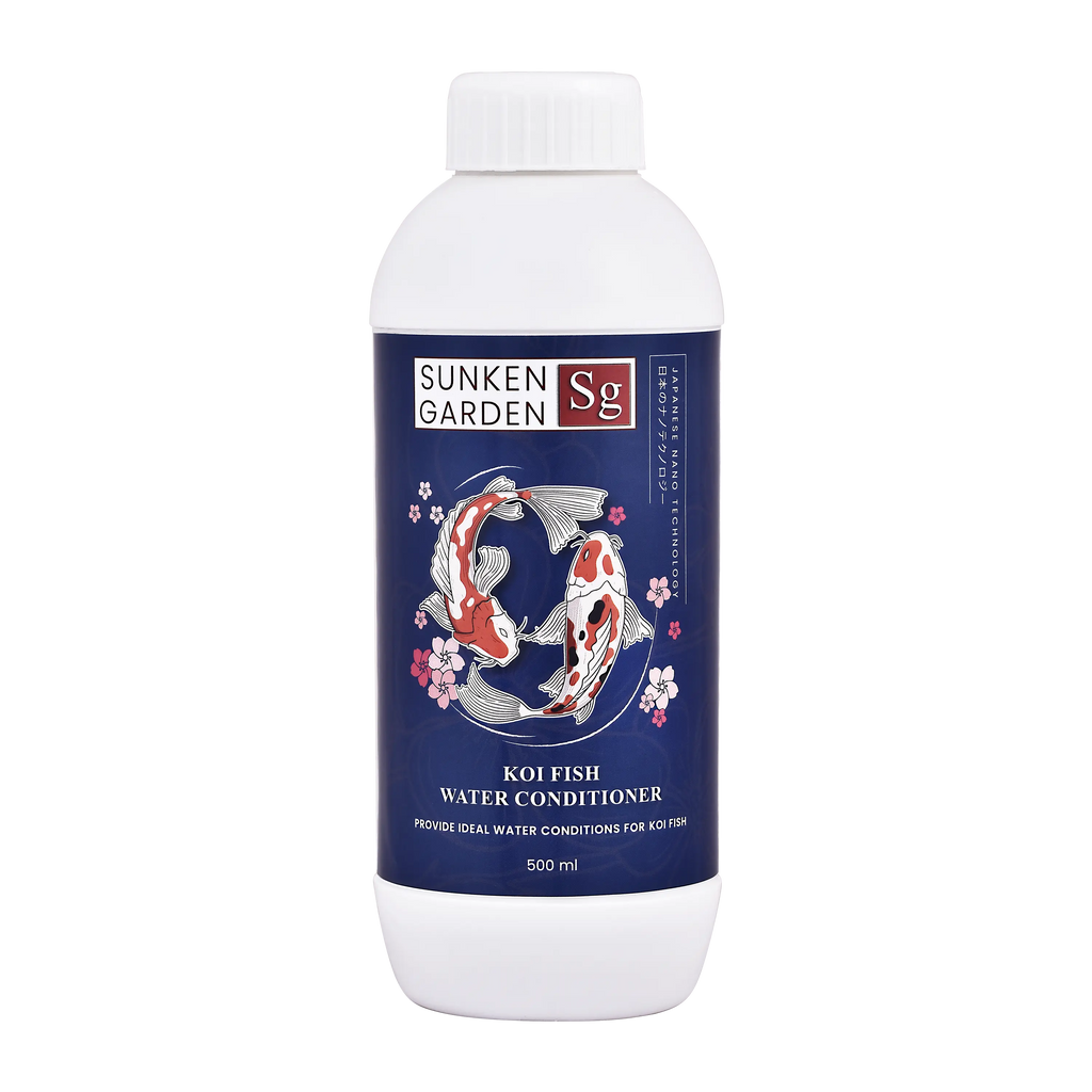 Sunken Garden Koi Fish Water Conditioner – pH Balance • Chlorine Removal • Bacteria Boost • Digestive Support | For Indian Koi & Pond Water Sunken Garden Pvt Ltd