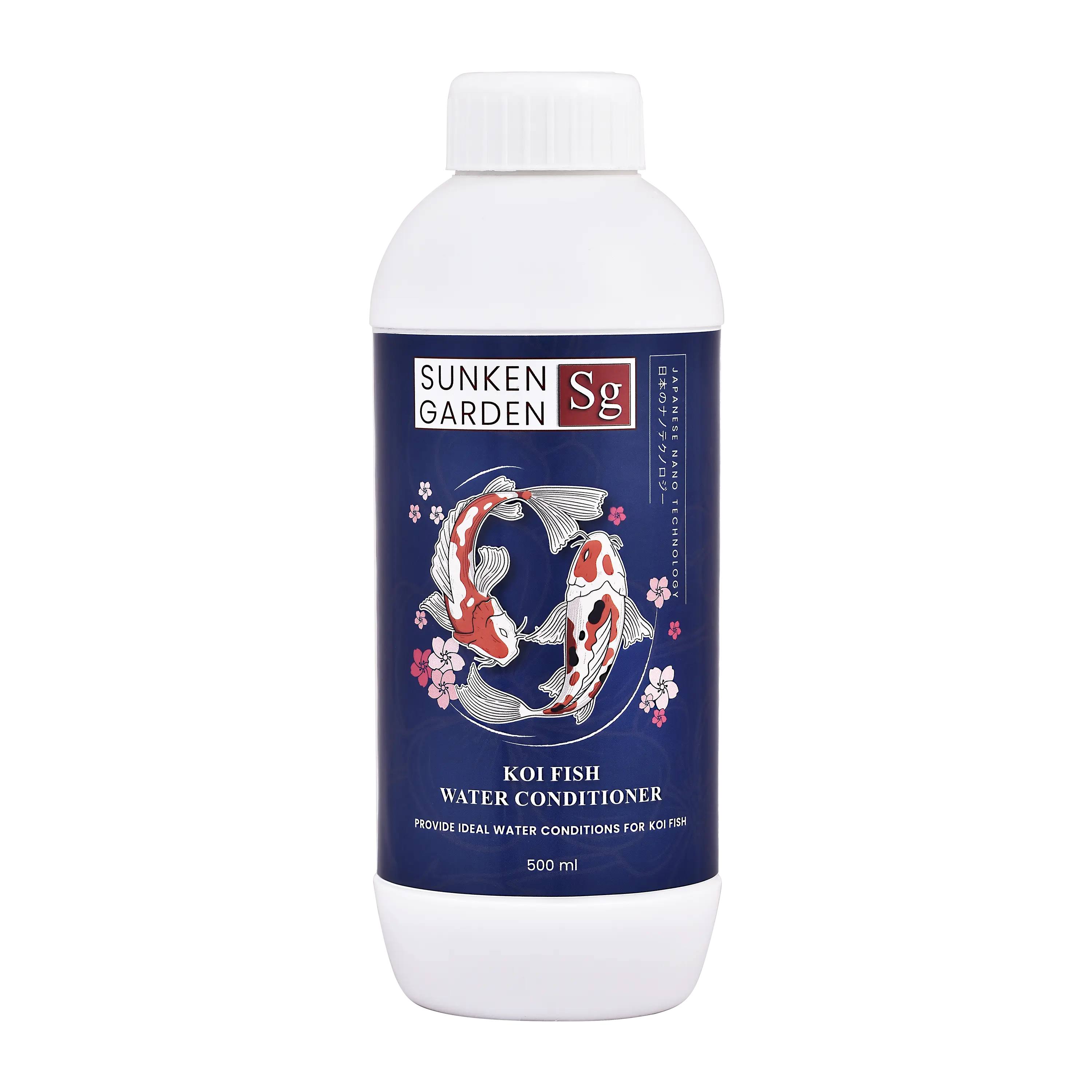 Sunken Garden Koi Fish Water Conditioner – pH Balance • Chlorine Removal • Bacteria Boost • Digestive Support | For Indian Koi & Pond Water Sunken Garden Pvt Ltd