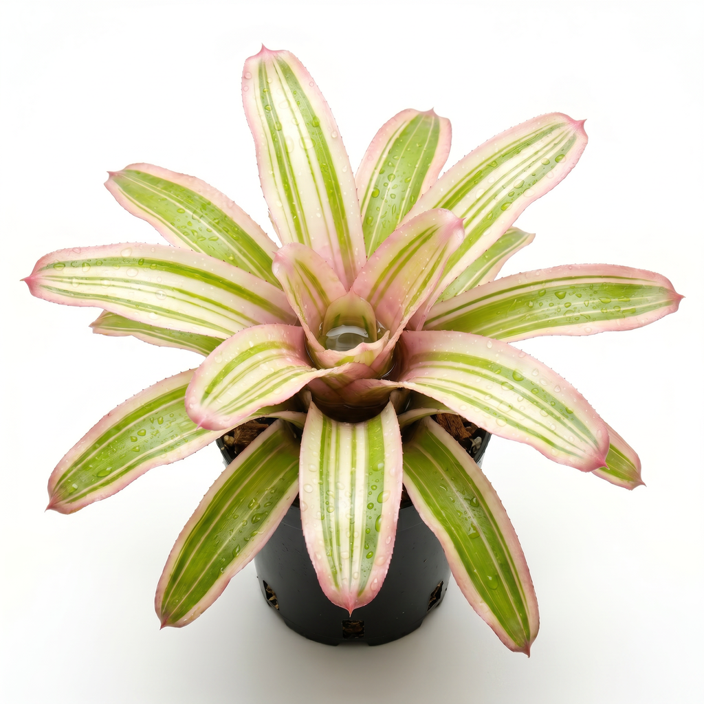 Neoregelia 'El Nido' (Mini) – Live Bromeliad for Terrariums & Vivariums | India