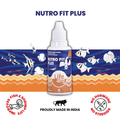 Swim bladder disease cure fish supplement Life AAYU Nutro Fit Plus 20 ml for bloating internal parasites and digestion support