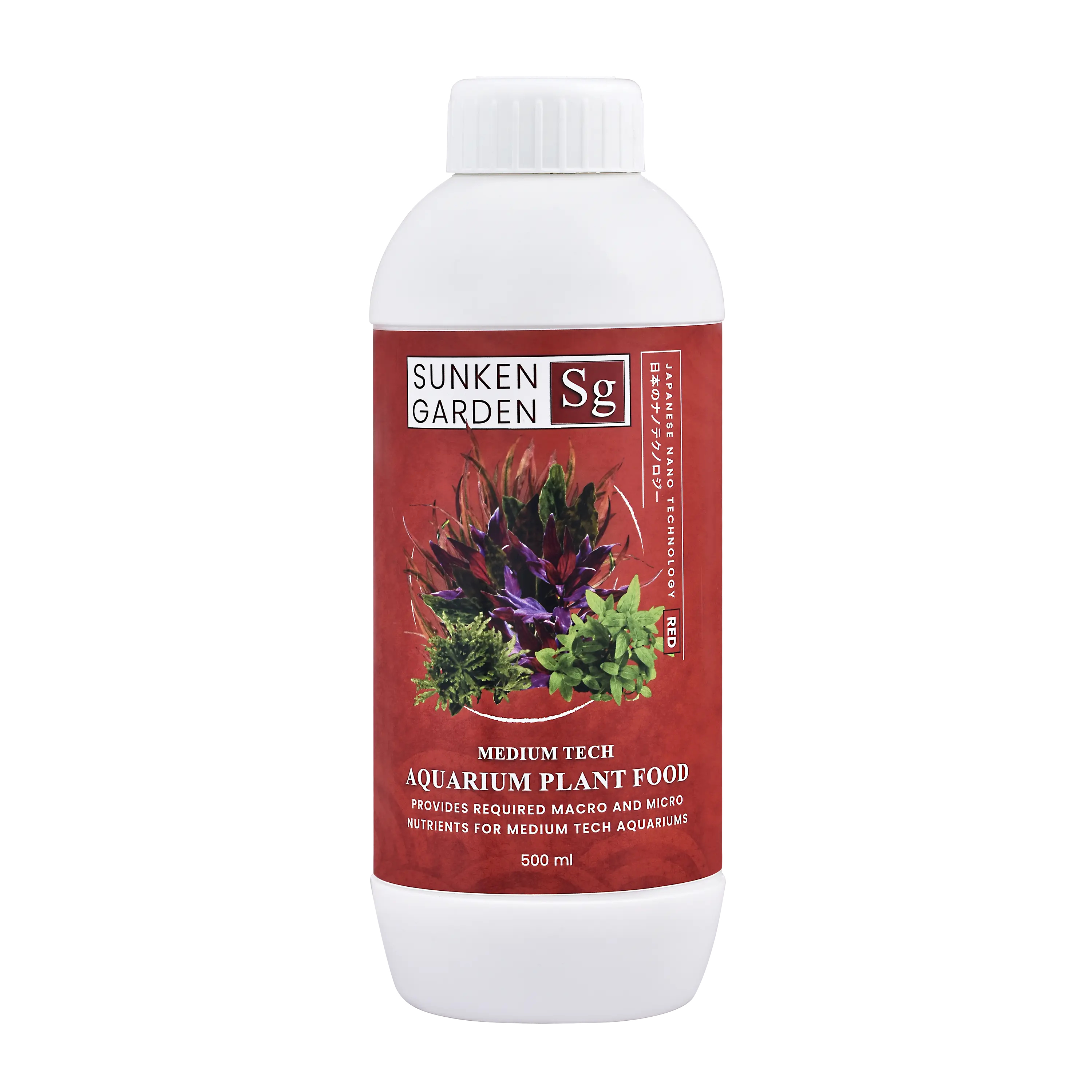 Sunken Garden Red – Fertilizer for Red Aquatic Plants. Bring Out the Bold. Feed the Red. Aquarium Products India