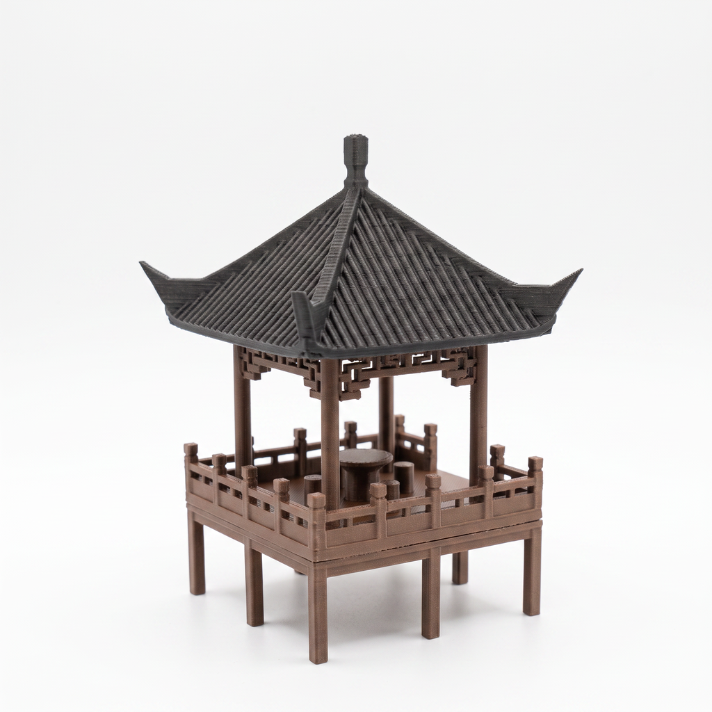 Single-Story Pavilion (Aquarium & Terrarium Decor)