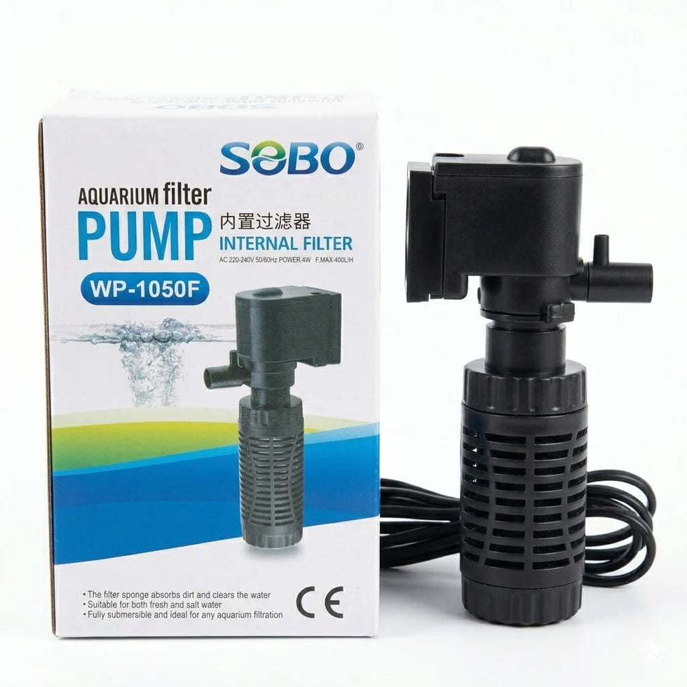 Sobo WP-1050F Internal Aquarium Filter (4W) – 400 L/H Onyxaqua