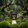 Square Shed – 3D-Printed Aquarium & Terrarium Decor Ornament (6.5 cm) In an Terrarium Setup