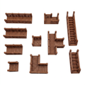 Stepping Walkways Set of 11 (Aquarium & Terrarium Decor)