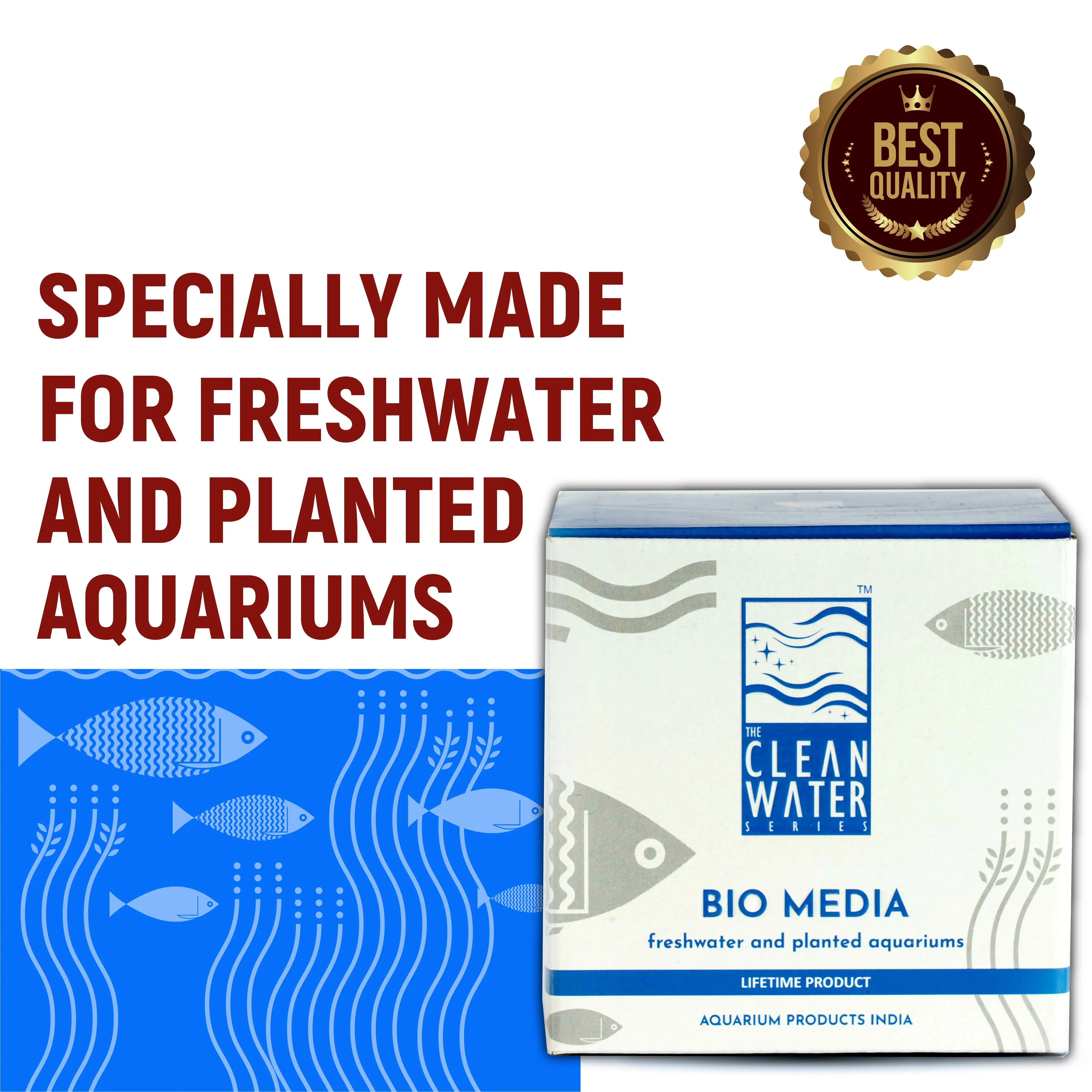 The Clean Water Series (TCWS) BIO-MEDIA - Fresh water & Planted Aquarium Aquarium Products India