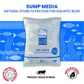 Tcws Sump Media 2L/ 1KG Natural Stone Filtration for Aquatic Bliss Aquarium Products India