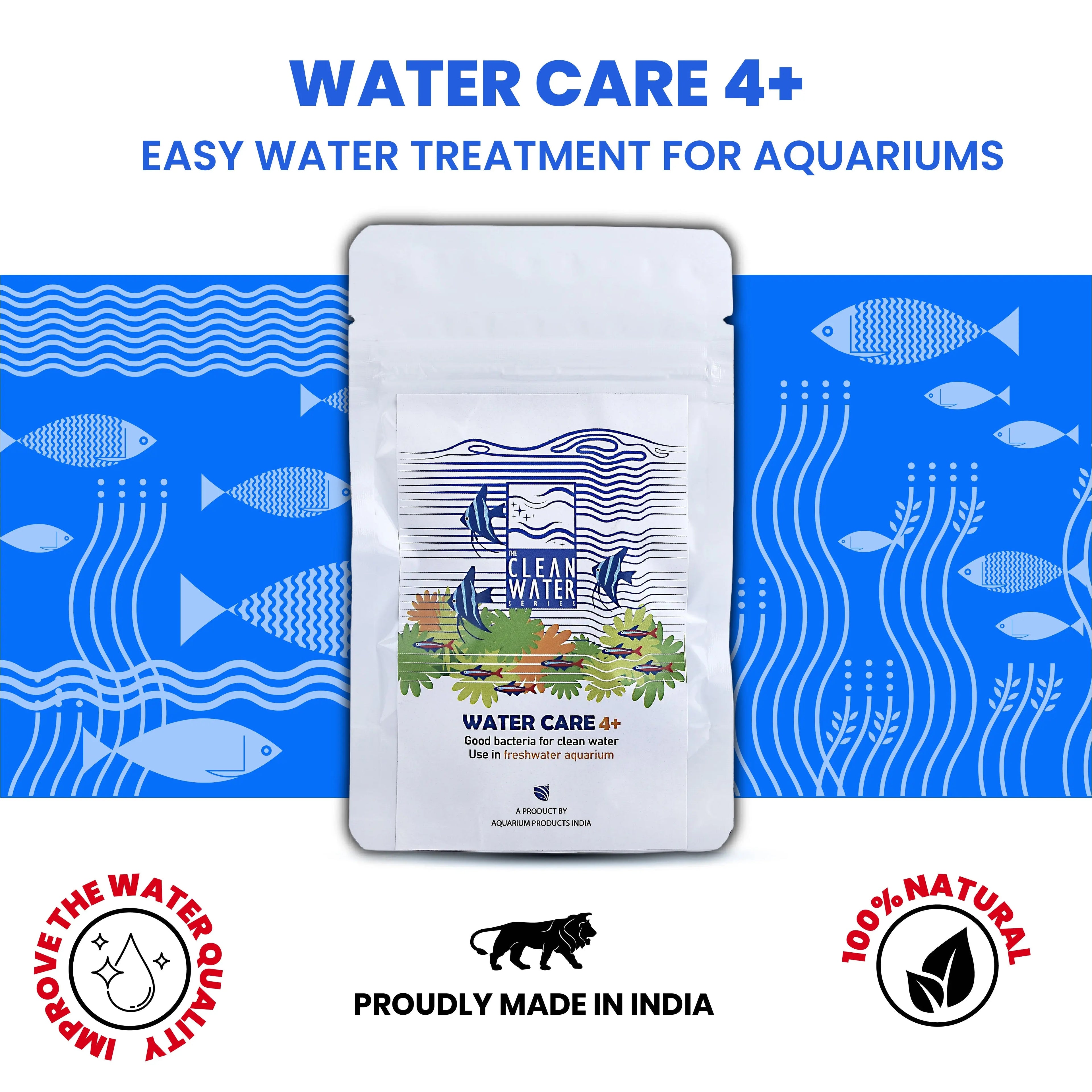 TCWS Water Care 4+ : Easy Water Treatment for Aquariums Aquarium Products India