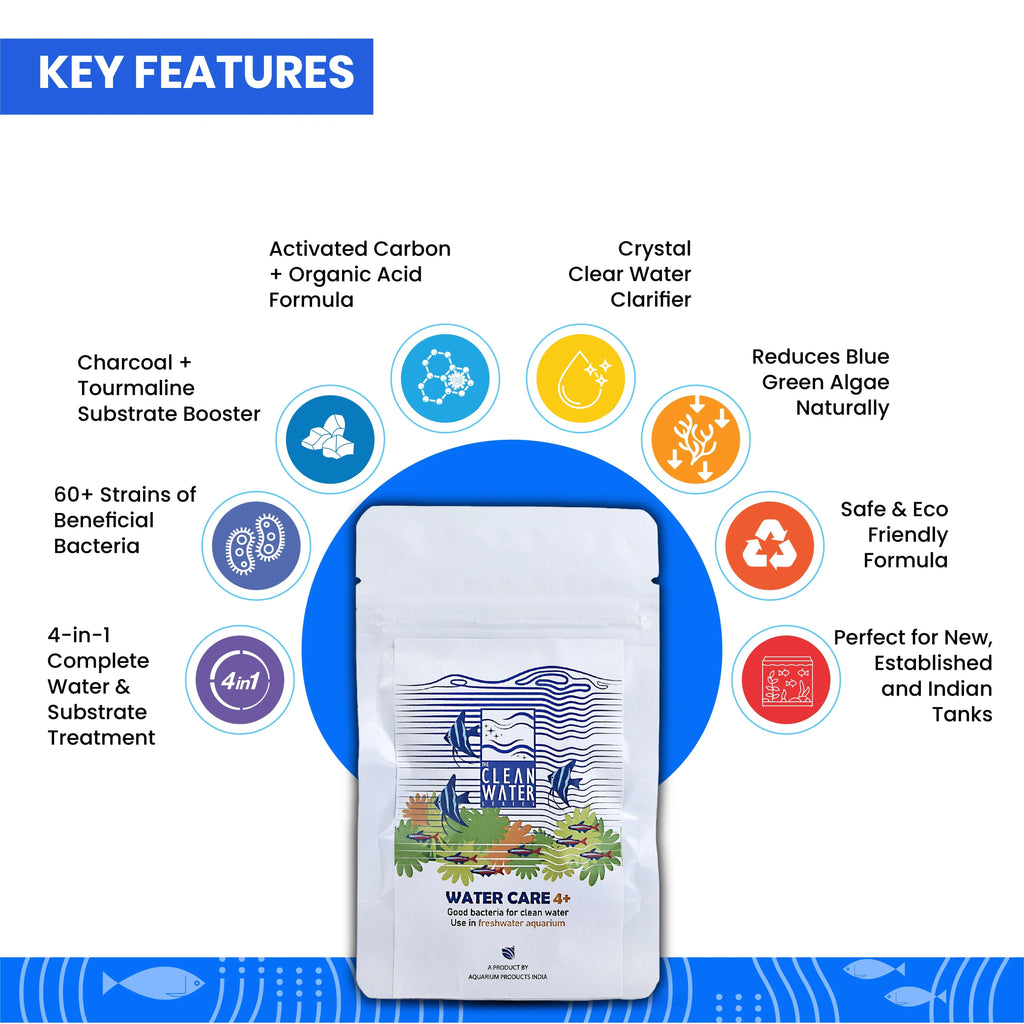 TCWS Water Care 4+ : Easy Water Treatment for Aquariums Aquarium Products India