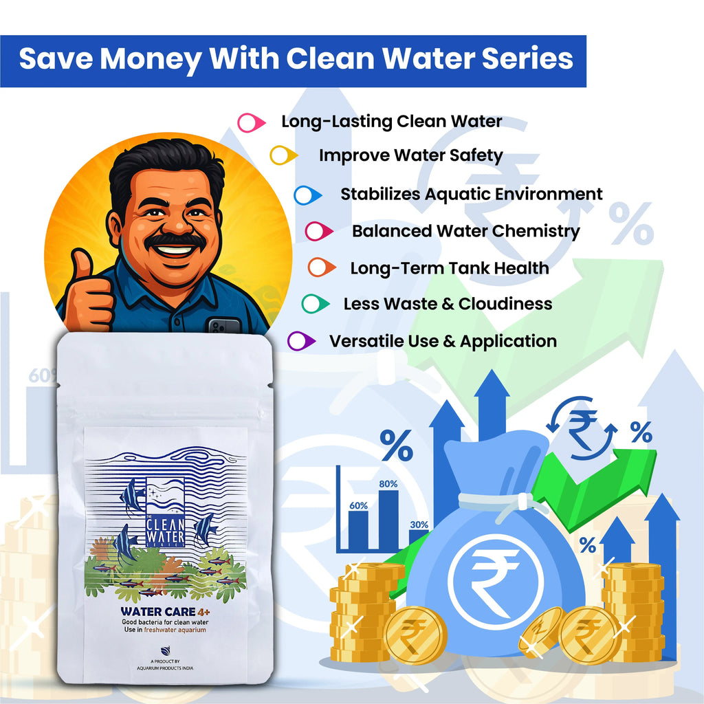 TCWS Water Care 4+ : Easy Water Treatment for Aquariums Aquarium Products India
