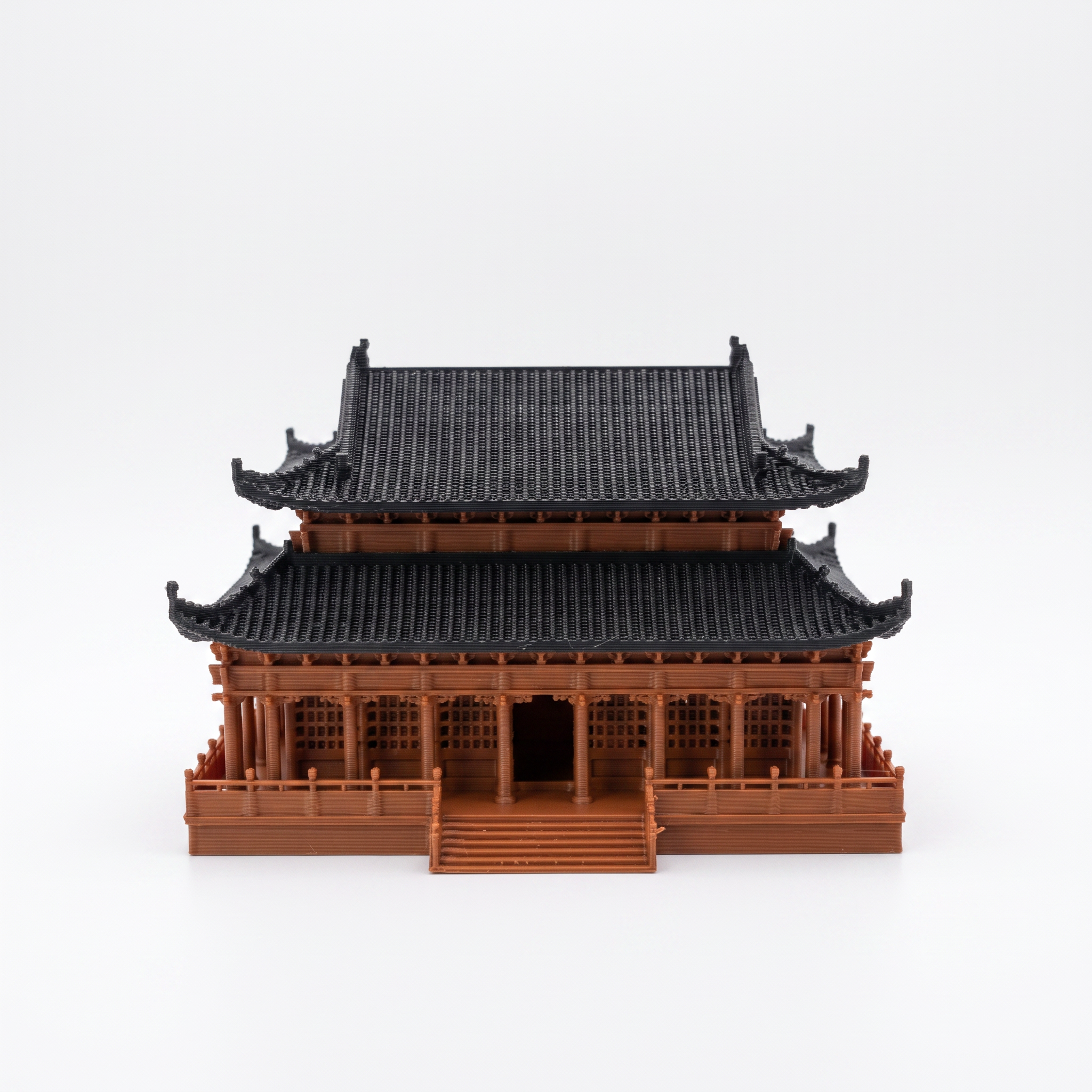 Tihe Hall Chinese Temple (Aquarium & Terrarium Decor) Front View