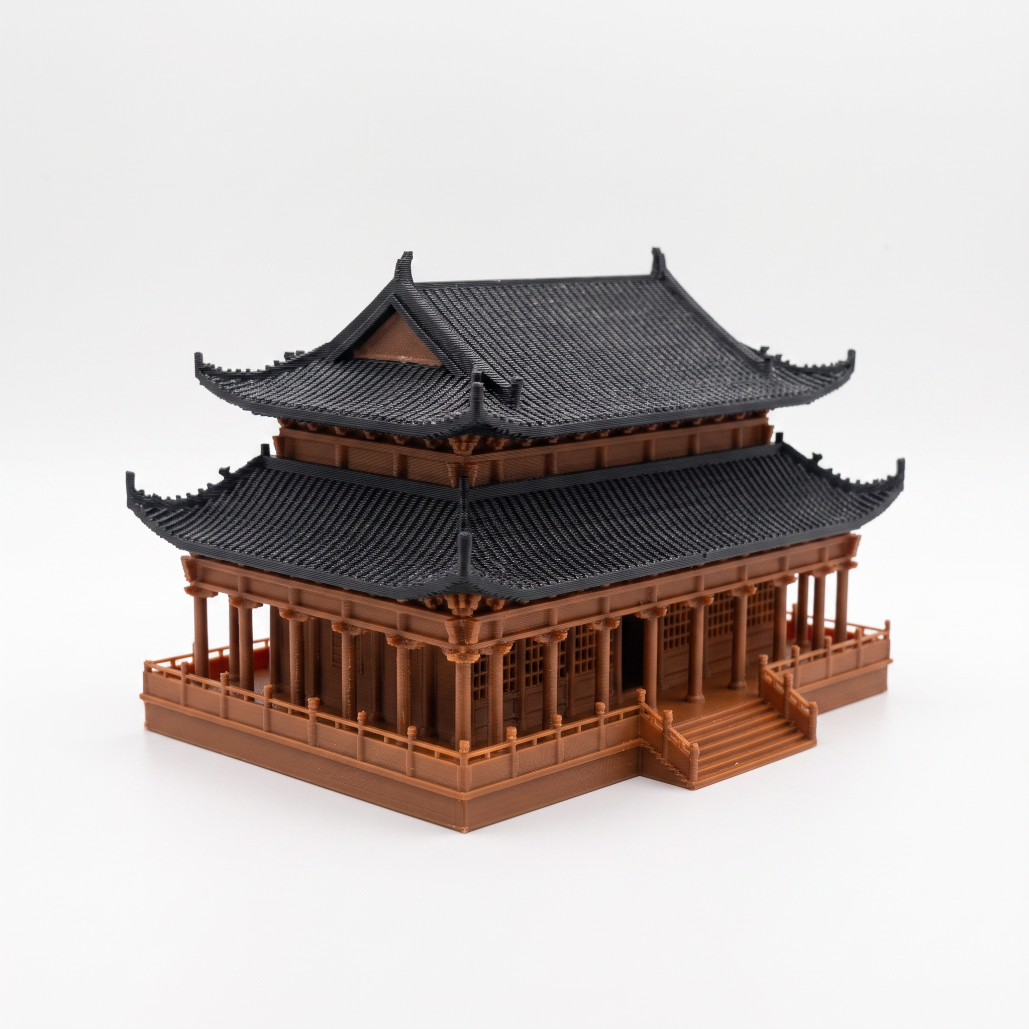 Tihe Hall Chinese Temple (Aquarium & Terrarium Decor) Side View