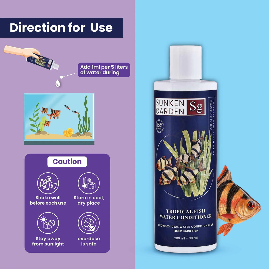 Sunken Garden Tropical Fish Water Conditioner Sunken Garden Pvt Ltd