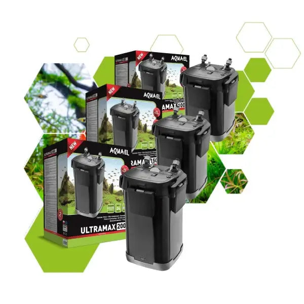 Aquael Ultramax External Canister Filters for Aquariums | Fish Tanks Aquarium Products India