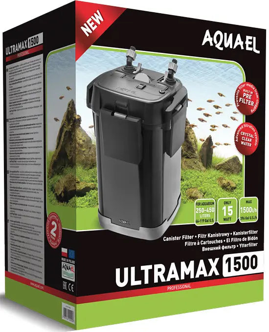 Aquael Ultramax External Canister Filters for Aquariums | Fish Tanks Aquarium Products India